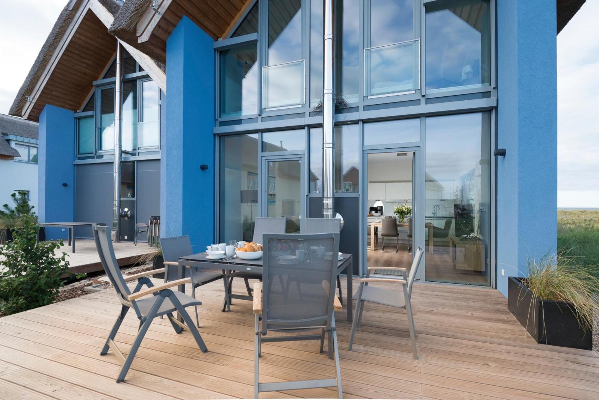 Ostsee - Reetdachhaus Nr 36 "Warder" Im Strand Resort Heiligenhafen Bagian luar foto